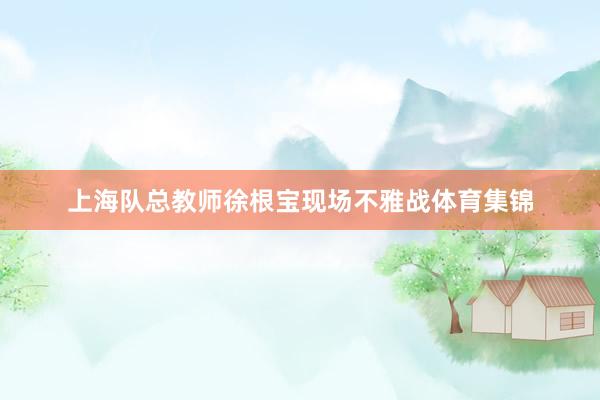 上海队总教师徐根宝现场不雅战体育集锦