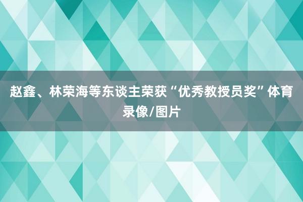 赵鑫、林荣海等东谈主荣获“优秀教授员奖”体育录像/图片