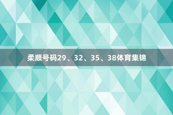 柔顺号码29、32、35、38体育集锦
