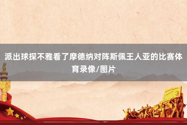 派出球探不雅看了摩德纳对阵斯佩王人亚的比赛体育录像/图片
