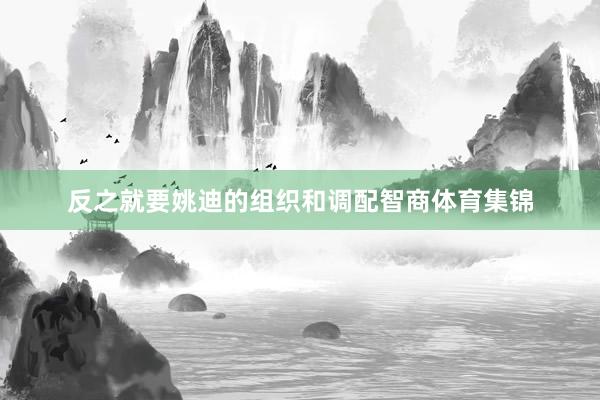 反之就要姚迪的组织和调配智商体育集锦