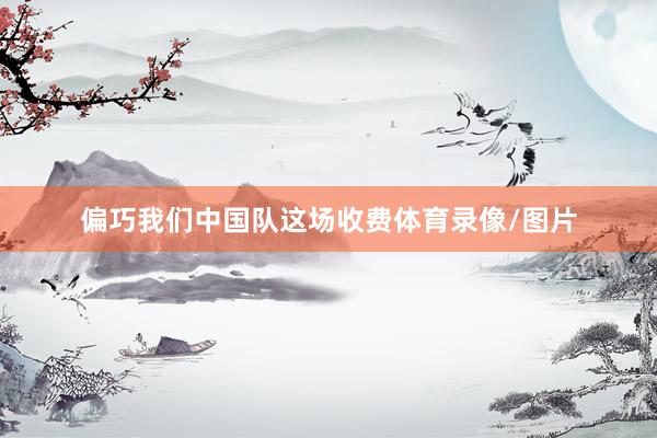 偏巧我们中国队这场收费体育录像/图片