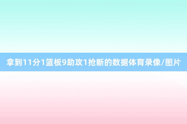 拿到11分1篮板9助攻1抢断的数据体育录像/图片