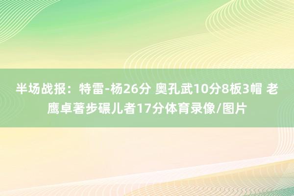 半场战报：特雷-杨26分 奥孔武10分8板3帽 老鹰卓著步碾儿者17分体育录像/图片