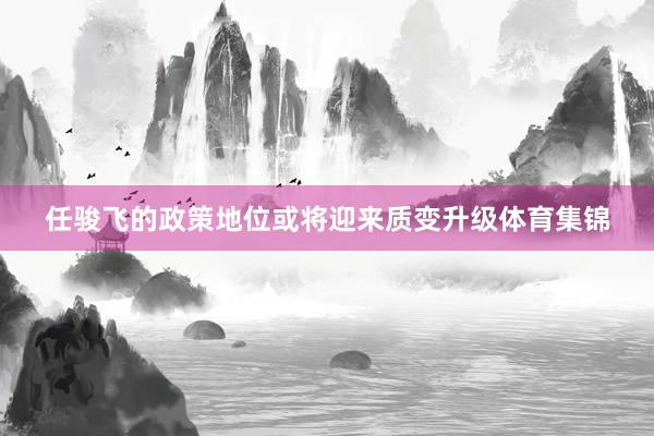 任骏飞的政策地位或将迎来质变升级体育集锦