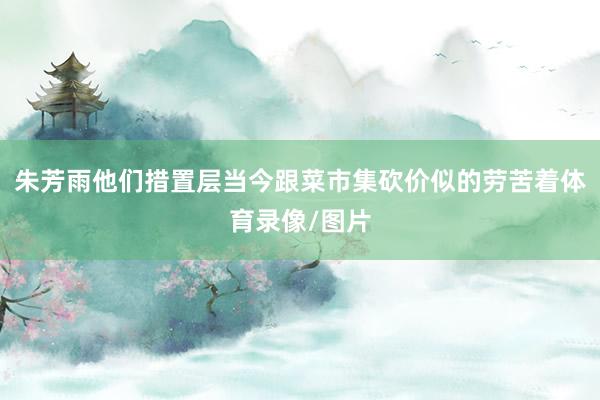 朱芳雨他们措置层当今跟菜市集砍价似的劳苦着体育录像/图片