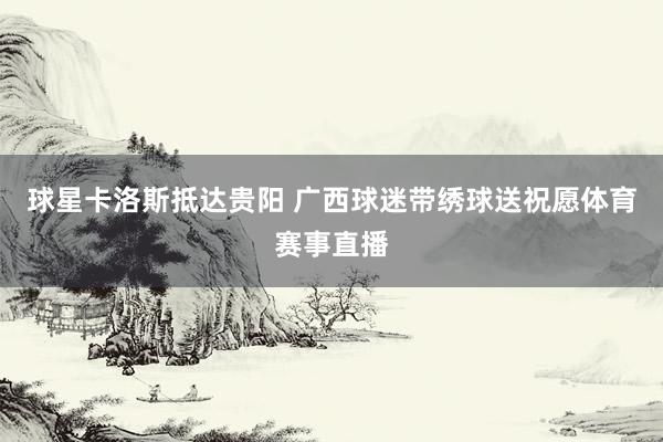 球星卡洛斯抵达贵阳 广西球迷带绣球送祝愿体育赛事直播