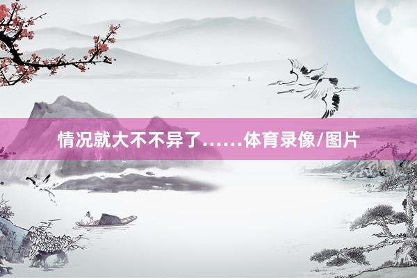 情况就大不不异了……体育录像/图片