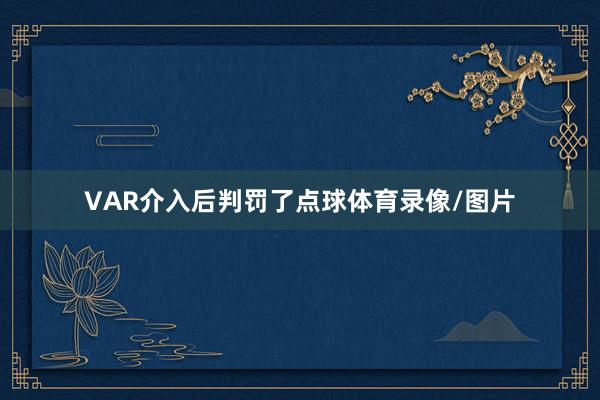 VAR介入后判罚了点球体育录像/图片