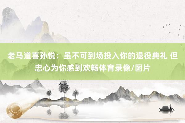 老马道喜孙悦：虽不可到场投入你的退役典礼 但忠心为你感到欢畅体育录像/图片