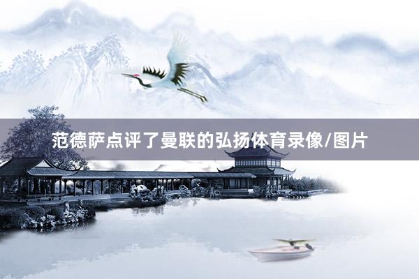 范德萨点评了曼联的弘扬体育录像/图片
